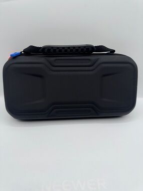 Hard Shell Carry Case - Black with Blue Accent